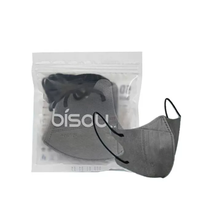 Khẩu Trang 5D Mask Bisou Xám Bịch 10 Cái